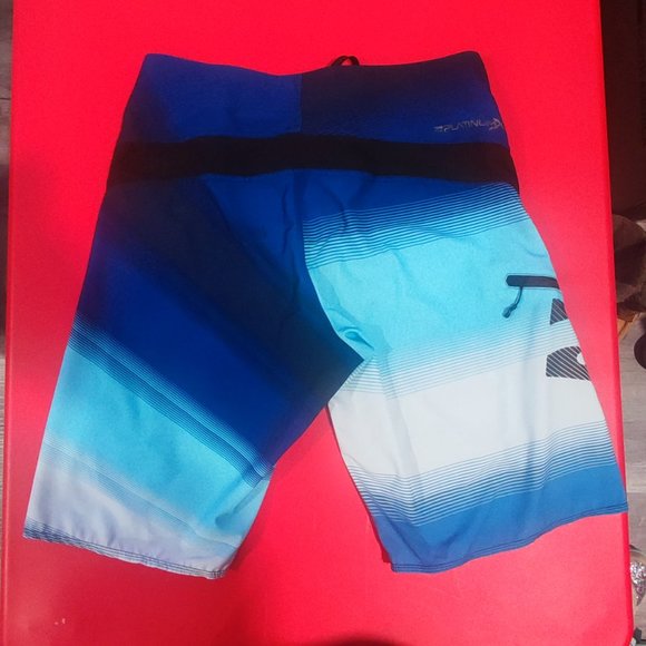Billabong Platinum X Stretch blue shades board short men's size 32 - Picture 3 of 9